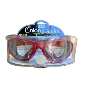 RSVP Red Onion Goggles Glasses Tear Free Chopping Mincing Dicing Kitchen Tool